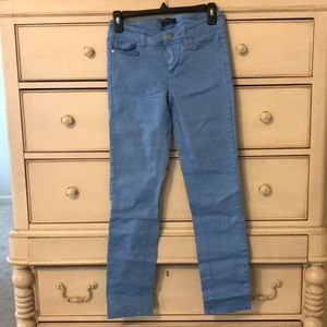 Light Blue Slim Ankle Jeans